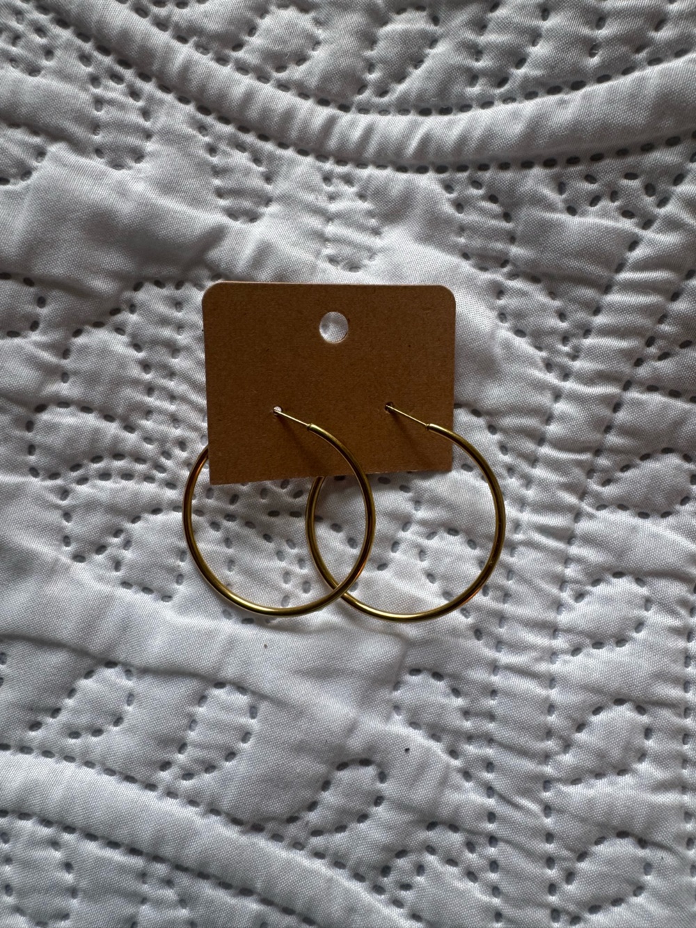 Gold Hoop Earrings - Classic Women Jewelry